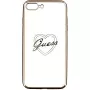 Guess Apple iPhone 7 Plus / 8 Plus Apple Heart TPU Maciņš Zelts
