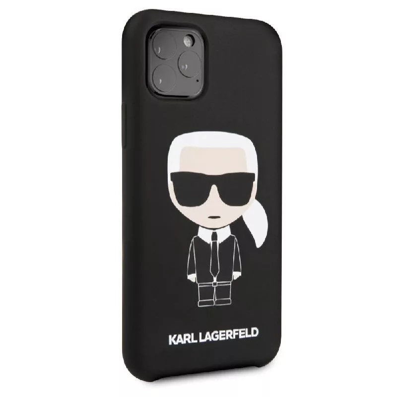 Karl Lagerfeld Apple iPhone 11 Pro Iconic Silicone Cover Black