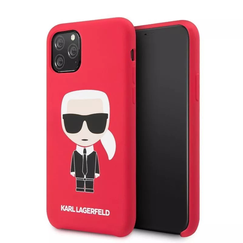 Karl Lagerfeld Iconic Body Cover Apple iPhone 11 Pro - Sarkans