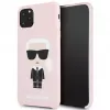 Karl Lagerfeld Apple iPhone 11 Pro Max Silikona Pilna Korpusa Ikonic Pink Rozā