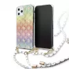 Guess Apple iPhone 11 Pro Iridescent HC Cord Peony Electroplated Multi Color Protective Case