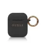 Guess Silikona Maciņš AirPods 1/2 Melns