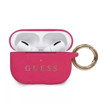 Guess AirPods Pro Silicone Case Fuchsia