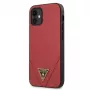 Guess GUHCP12SVSATMLRE Saffiano Hard Case Apple iPhone 12 Mini - Sarkans