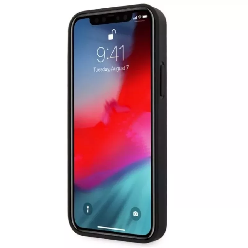 Guess Apple iPhone 12 mini 5.4 collu Ķirzakas vāciņš Zelts