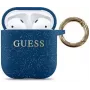 Guess AirPods Silikona Maciņš Zils