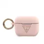 Guess AirPods Pro Triangle Silicone Case Pink