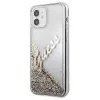 Guess Apple iPhone 12 Mini 5.4 collu Liquid Glitter Vintage Vāks Zelts
