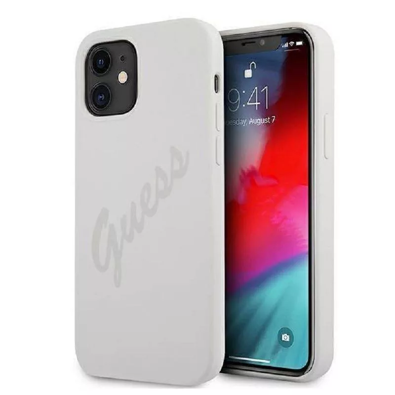 Guess Apple iPhone 12 Mini 5.4 collu Vintage Vāks Krēmkrāsā