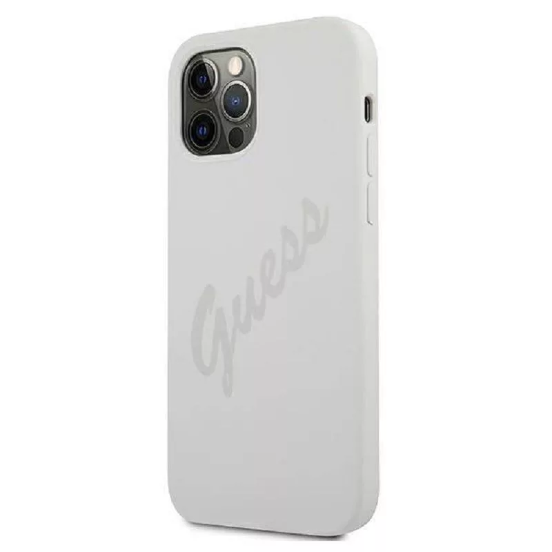 Guess Apple iPhone 12 Pro Max 6.7 collu Vintage Vāciņš Krēmkrāsā