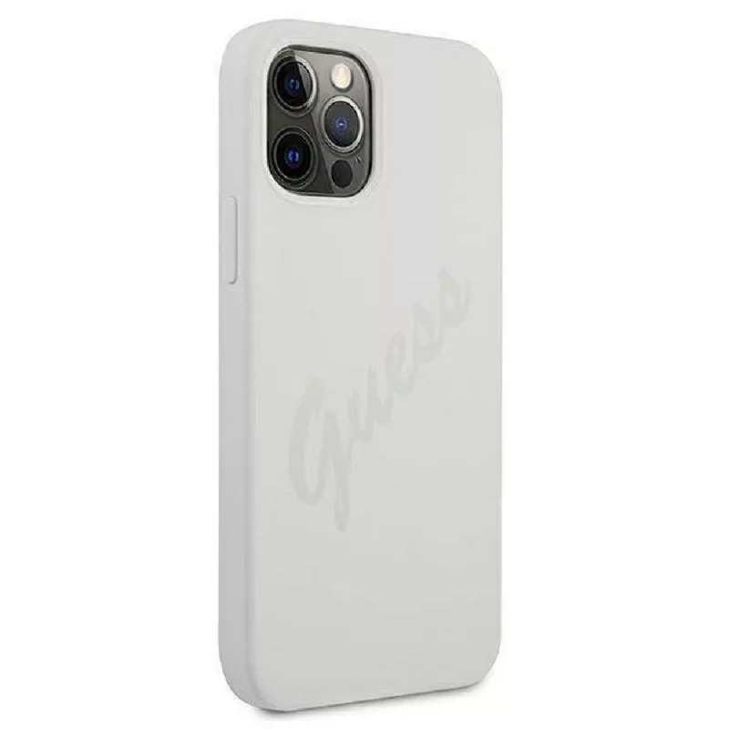 Guess Apple iPhone 12 Pro Max 6.7 collu Vintage Vāciņš Krēmkrāsā