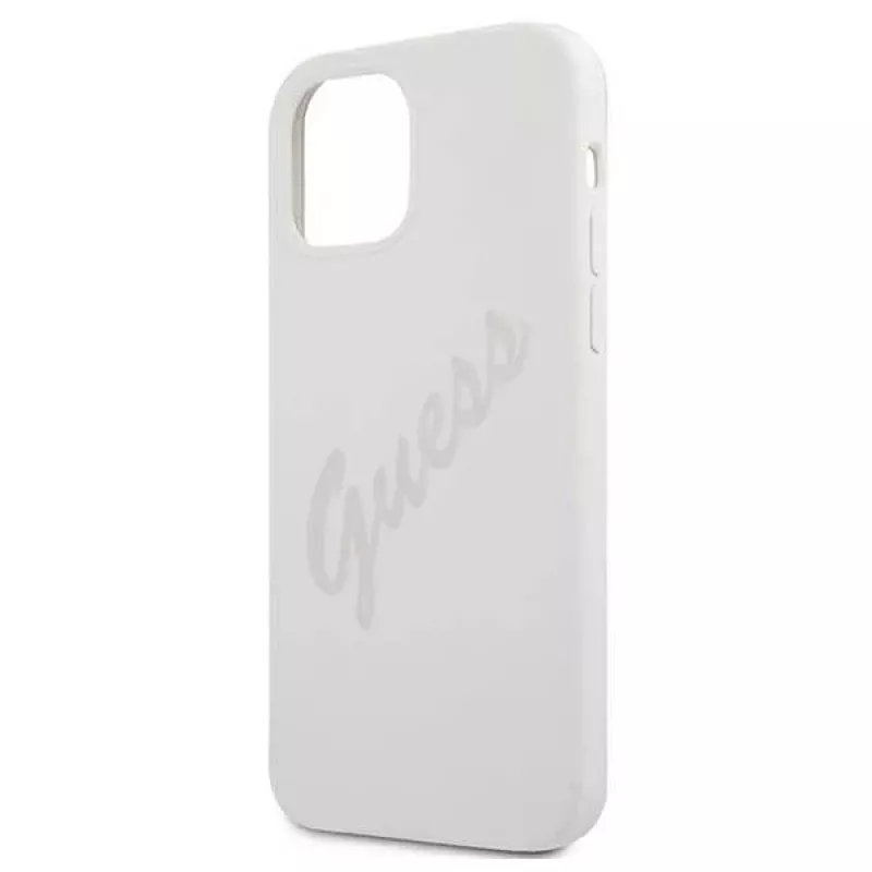 Guess Apple iPhone 12 Pro Max 6.7 collu Vintage Vāciņš Krēmkrāsā