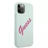 Guess Apple iPhone 12 Pro Max 6.7'' Fuksijas zils vāciņš