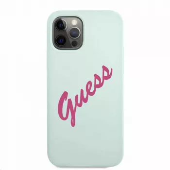 Guess Apple iPhone 12 Pro Max 6.7'' Fuksijas zils vāciņš