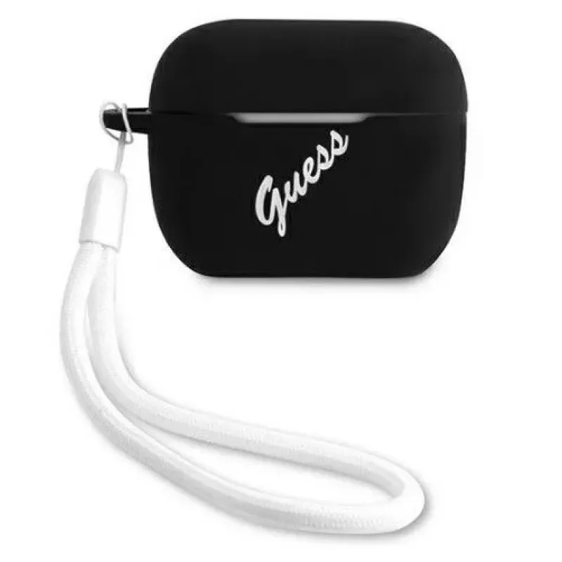 Guess Apple AirPods Pro vāciņš silikona Vintage Black
