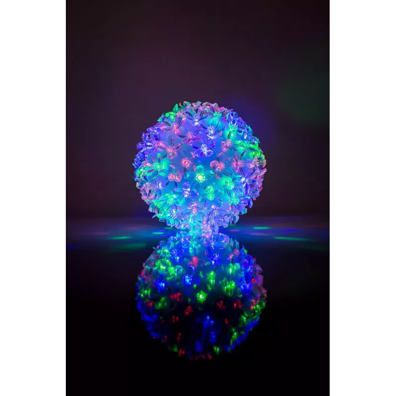 iLike Bumba ar puķēm RS-209 100LED D-14cm Multi Color