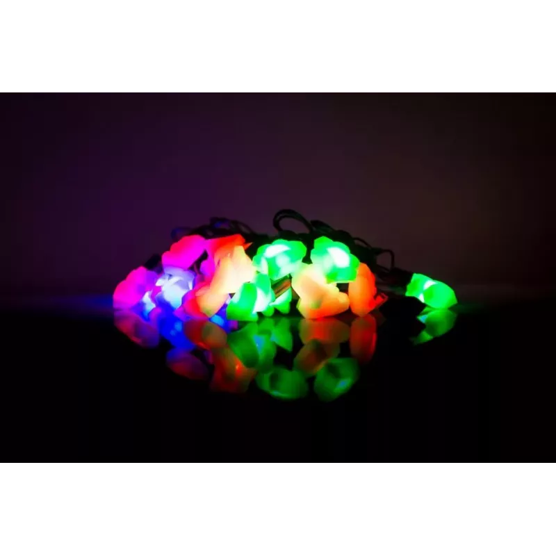 iLike Virtene Eglites 9387 Daudzkrāsainas LED virtenes 12m 100 LED iekštelpām