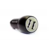 Evelatus EC7DC01 Auto lādētājs 3.1A 2 USB porti ar nerūsējošā tērauda avārijas instrumentu Melns