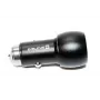 Evelatus EC7DC01 Auto lādētājs 3.1A 2 USB porti ar nerūsējošā tērauda avārijas instrumentu Melns