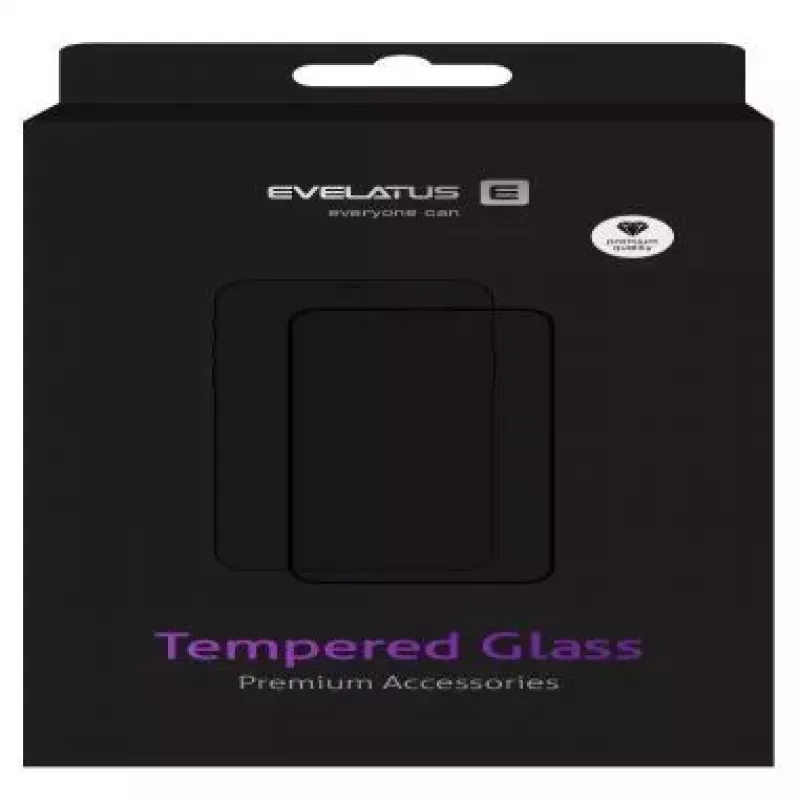 Evelatus Samsung Galaxy S8 Plus G955 3D Case Friendly Screen Protector (Edge Glue) - Caurspīdīgs