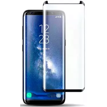 Evelatus Samsung Galaxy S8 Plus G955 3D Case Friendly Screen Protector (Edge Glue) - Caurspīdīgs