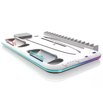iLike Sim Cooler Statīvs ar Kontrolieru Lādētāju Sony PlayStation 5 / 5 Slim RGB Melns