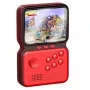 GameBox M3 16 bitu portatīvā retro spēļu konsole ar 900 spēlēm, 3 collu HD LCD / TV RCA kabelis, sarkana