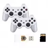 GameBox HY00 64bit Retro 20K Game 4K HDMI Stick Console / Android Box ar 2x bezvadu kontrolleriem Balts