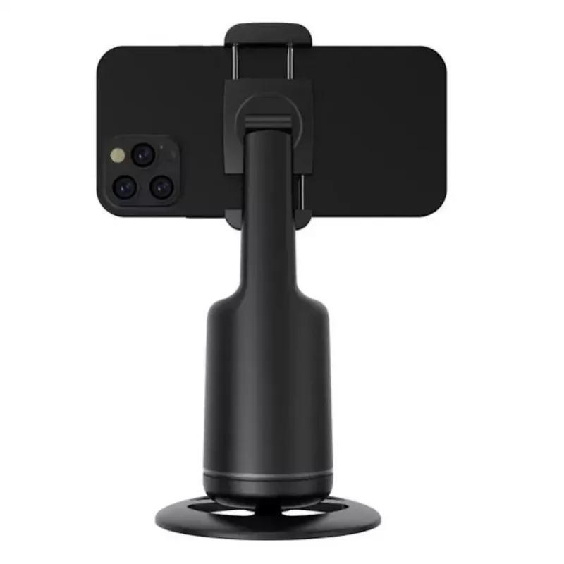 iWear P01 Auto Face 360° Tracking Selfie Stick Tripod ar Viedtālruņa Fiksāciju Melns