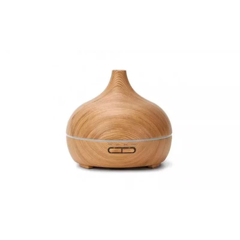 IVY D1 3-in-1 Aroma Difuzors - Mitrinātājs - 10W Nakts Atmosfēras Lampa 17cm / 500ml Gaišs Koks