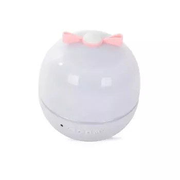 Kiddyz WH-16E Dream Projection Night Lamp (12x12x12 cm) ar 6 rakstu filmām USB-C uzlādējams balts