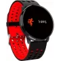 iWear M9 Round Smart & Fit Watch ar pilnu skārienjutīgu 1.3 collu IPS, multivides vadību, sirdsdarbības ātrumu, asinsspiedienu, melns