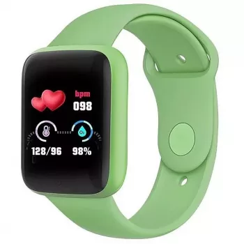 iWear M7 Smart & Fit Watch ar pilnu skārienjutīgu 1,3 collu IPS, multivides vadību, sirdsdarbības ātrumu, asinsspiedienu, sociāli zaļš