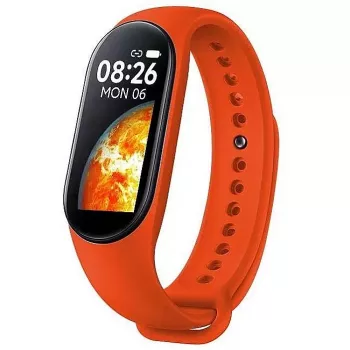 iWear SM7 Viedā aproce 0,96 inch TFT fitnesa izsekotājs IP67 ar sirdsdarbības un asinsspiediena monitoru, miega izsekošanu, sociālajiem paziņojumiem, sarkana