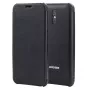 DOOGEE X10 Flip Case + Tempered Glass Screen Protector - Black