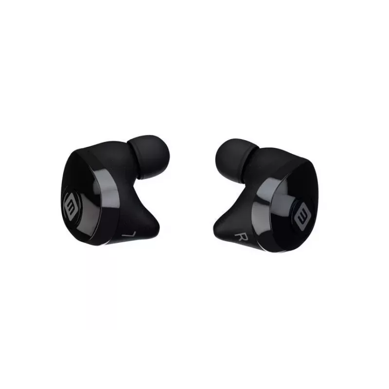 EVELATUS EBE01BK True Wireless Stereo In-Ear Bluetooth 5.0 Austiņas ar Uzlādes Futrāli, IPX4, Melna