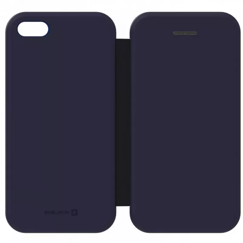 Evelatus Apple iPhone 5/5s/SE Book Case tumši zilā krāsā
