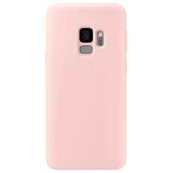 Evelatus Samsung Galaxy S9 Premium Soft Touch Silicone Case Pink Sand