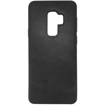 Evelatus Samsung Galaxy S9 Plus TPU maciņš ar metāla plāksni magnētiskajam auto turētājam, melns