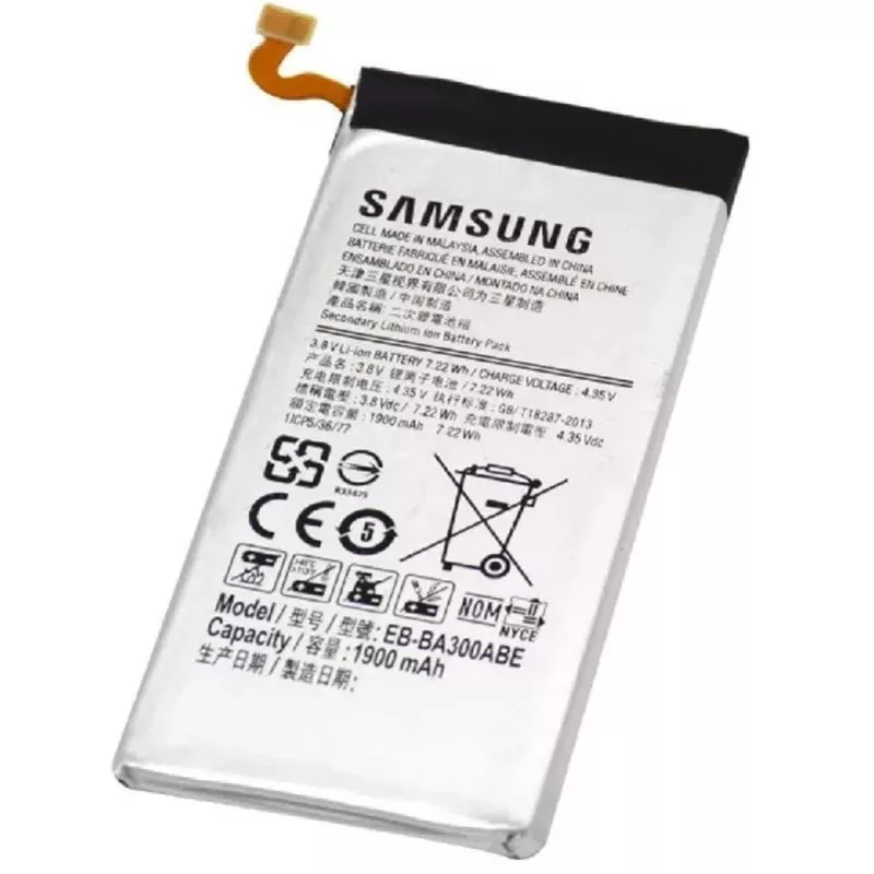 Samsung EB-BA300ABE Galaxy A3 (2015) oriģinālais OEM akumulators 1900 mAh Li-ion polimēru