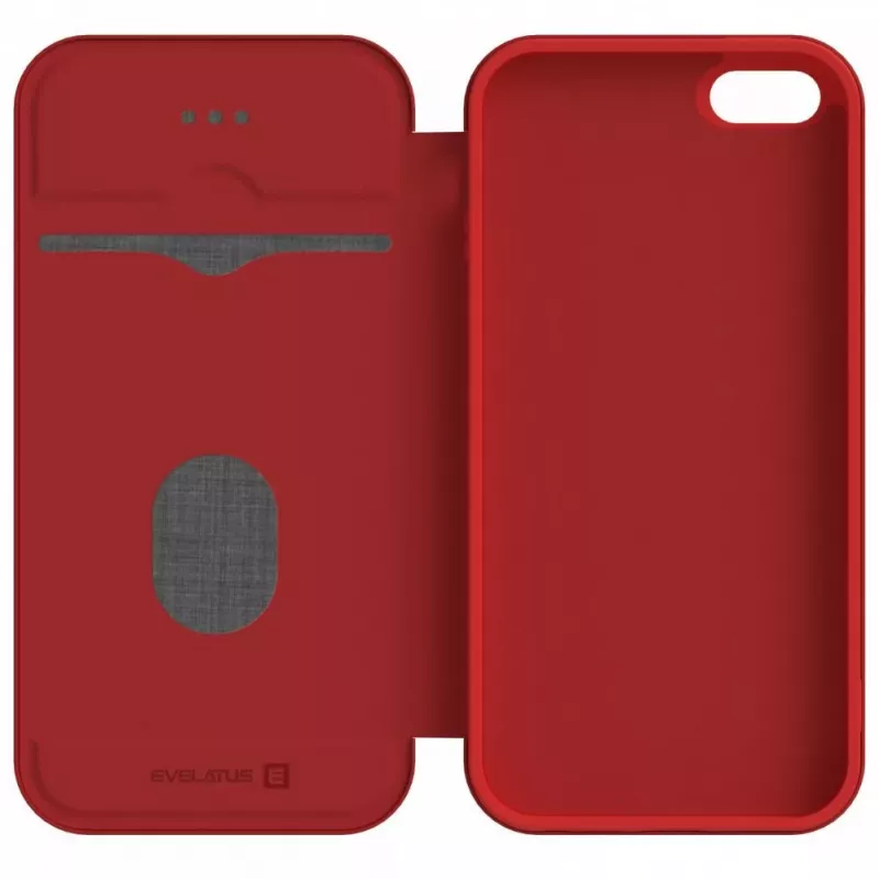 Evelatus Samsung Galaxy A6 Plus 2018 Book Case Vīna Sarkanā