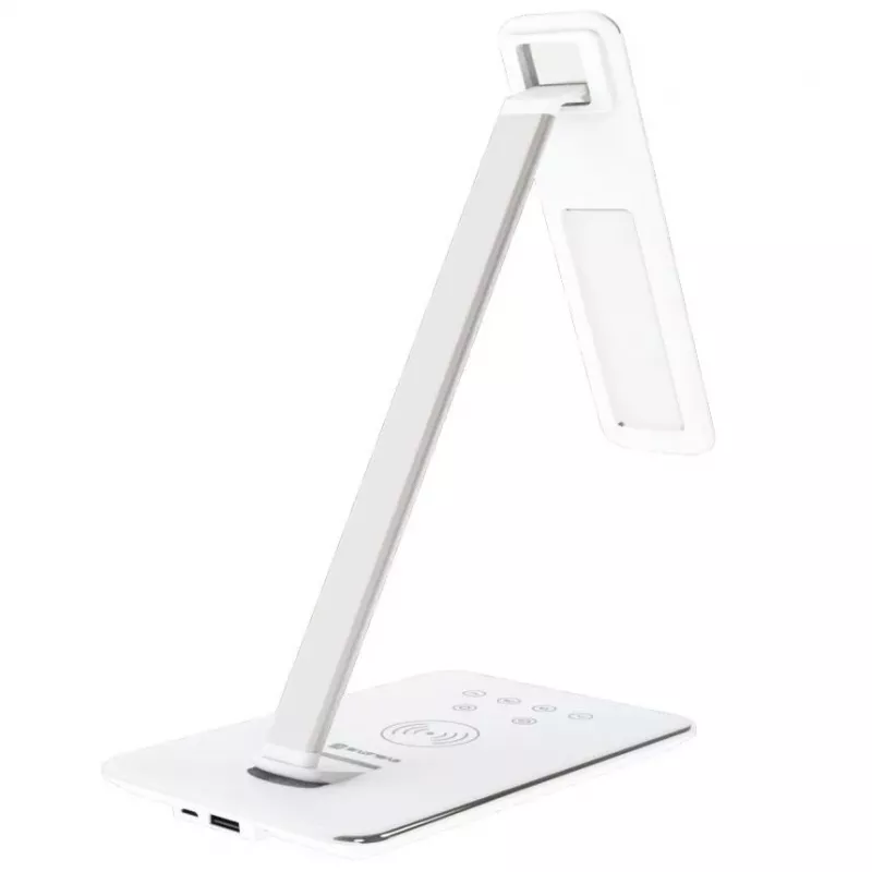 Evelatus Universāla LED lampa ar bezvadu lādētāja funkciju ELW01 Balta