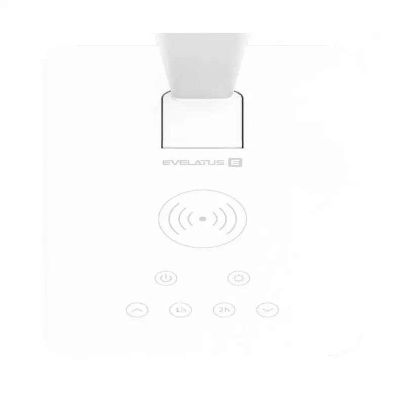 Evelatus Universāla LED lampa ar bezvadu lādētāja funkciju ELW01 Balta