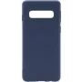 Evelatus Samsung S10 Soft Premium Soft Touch Silicone Case Midnight Blue
