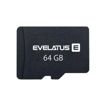 Evelatus MicroSDXC 64GB Class 10 UHS-I U1 V10 atmiņas karte 60MB/s lasīšana 20MB/s rakstīšana
