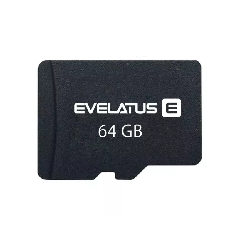 Evelatus MicroSDXC 64GB Class 10 UHS-I U1 V10 atmiņas karte 60MB/s lasīšana 20MB/s rakstīšana