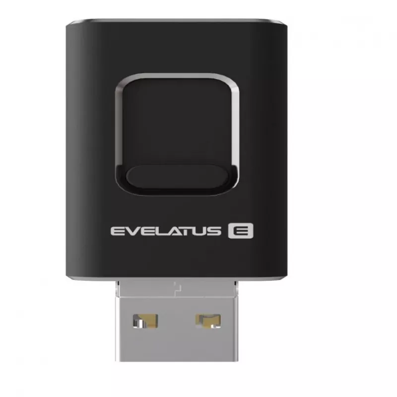 Evelatus USB Flash 4in1 64GB EFD03 (USB, Micro, Type C un iPhone) Melns