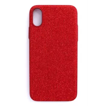 Evelatus Apple iPhone X Starnight Red Silicone Back Cover