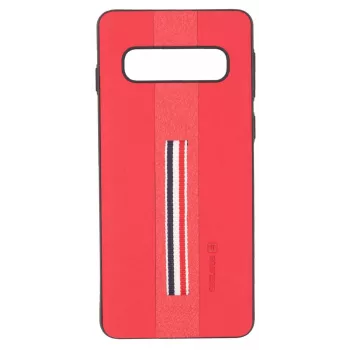 Evelatus Samsung Galaxy S10 Dazzel Red Back Cover - TPU & PC triecienu absorbējošs maciņš ar mirdzuma efektu