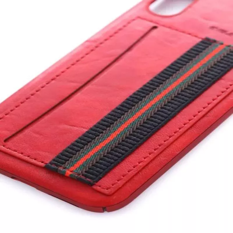 Evelatus Apple iPhone X Cubit plastmasas sarkanā aizmugurējā vāciņš